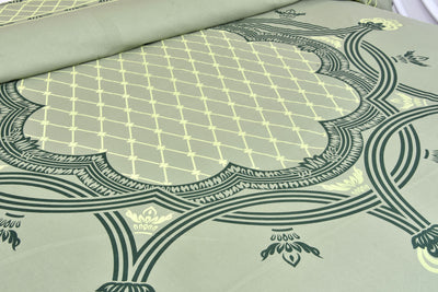 Wanderlust Premium | King Size 100 x 108 in | 100% Pure Cotton | Bedsheet For Double Bed with 2 Pillow Covers
