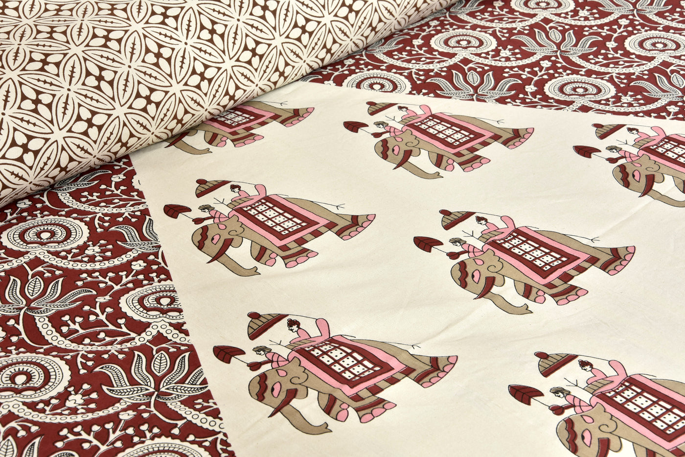 Braise Premium | Full Size 95 x 108 in | 100% Pure Cotton | Double Bedsheet with 2 Pillow Covers (KSH02)