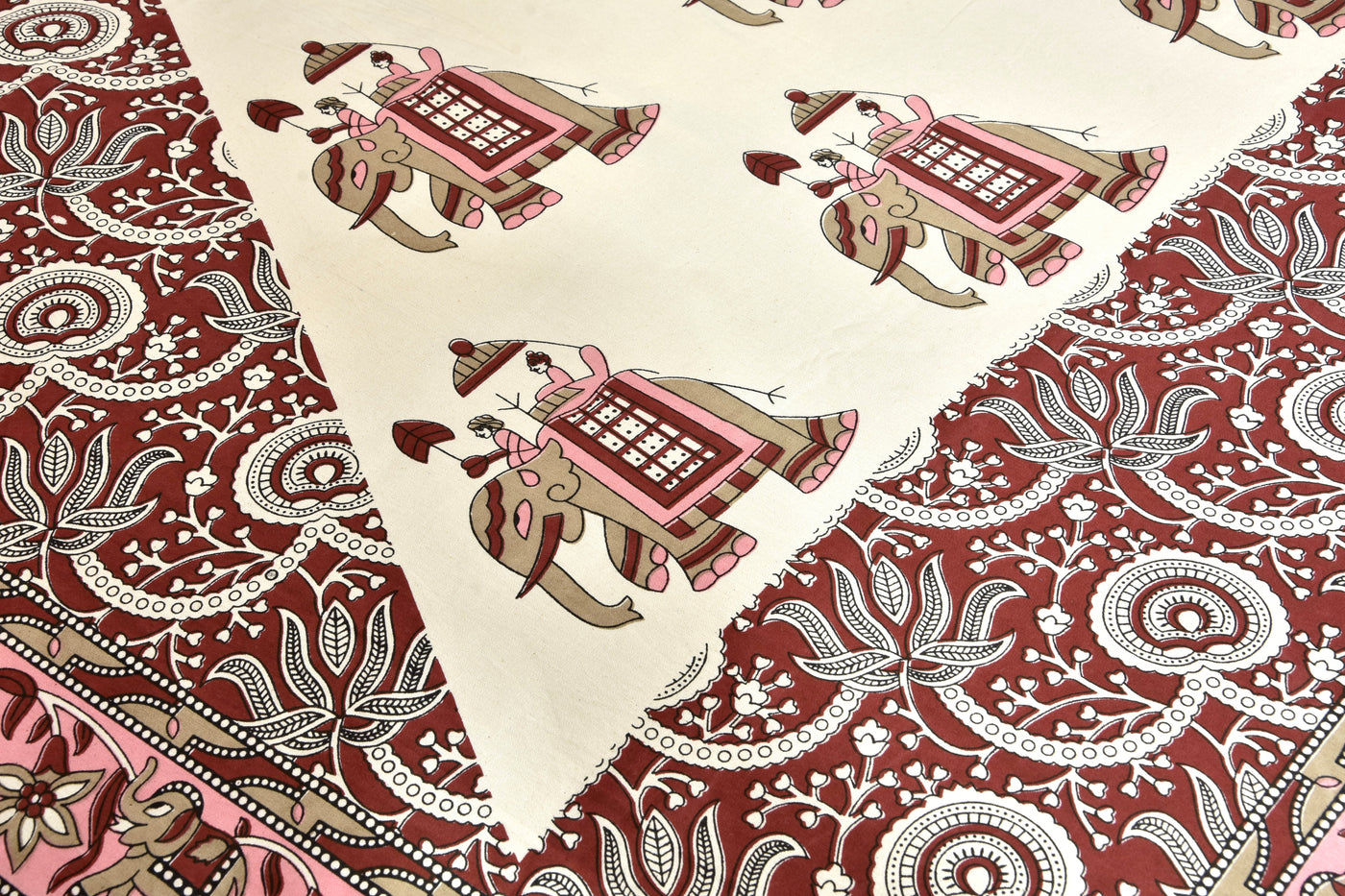 Braise Premium | Full Size 95 x 108 in | 100% Pure Cotton | Double Bedsheet with 2 Pillow Covers (KSH02)