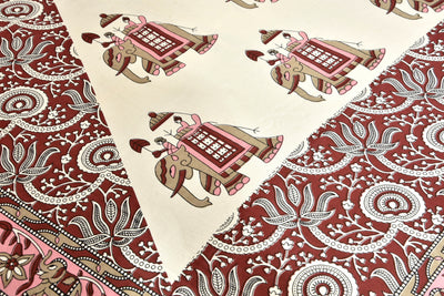 Braise Premium | Full Size 95 x 108 in | 100% Pure Cotton | Double Bedsheet with 2 Pillow Covers (KSH02)