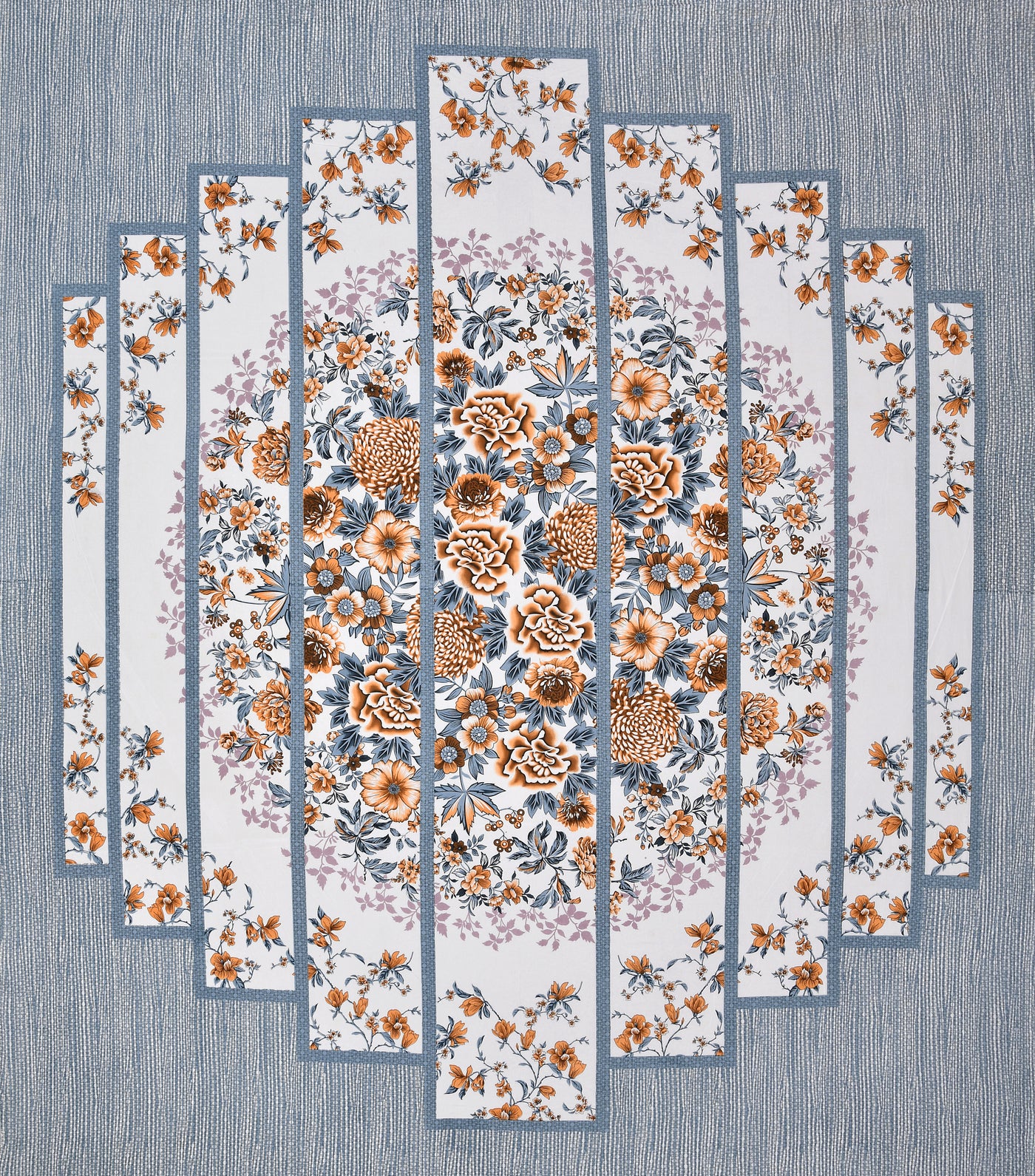 Wanderlust Premium | King Size 100 x 108 in | 100% Pure Cotton | Double Bedsheet with 2 Pillow Covers (RM01)