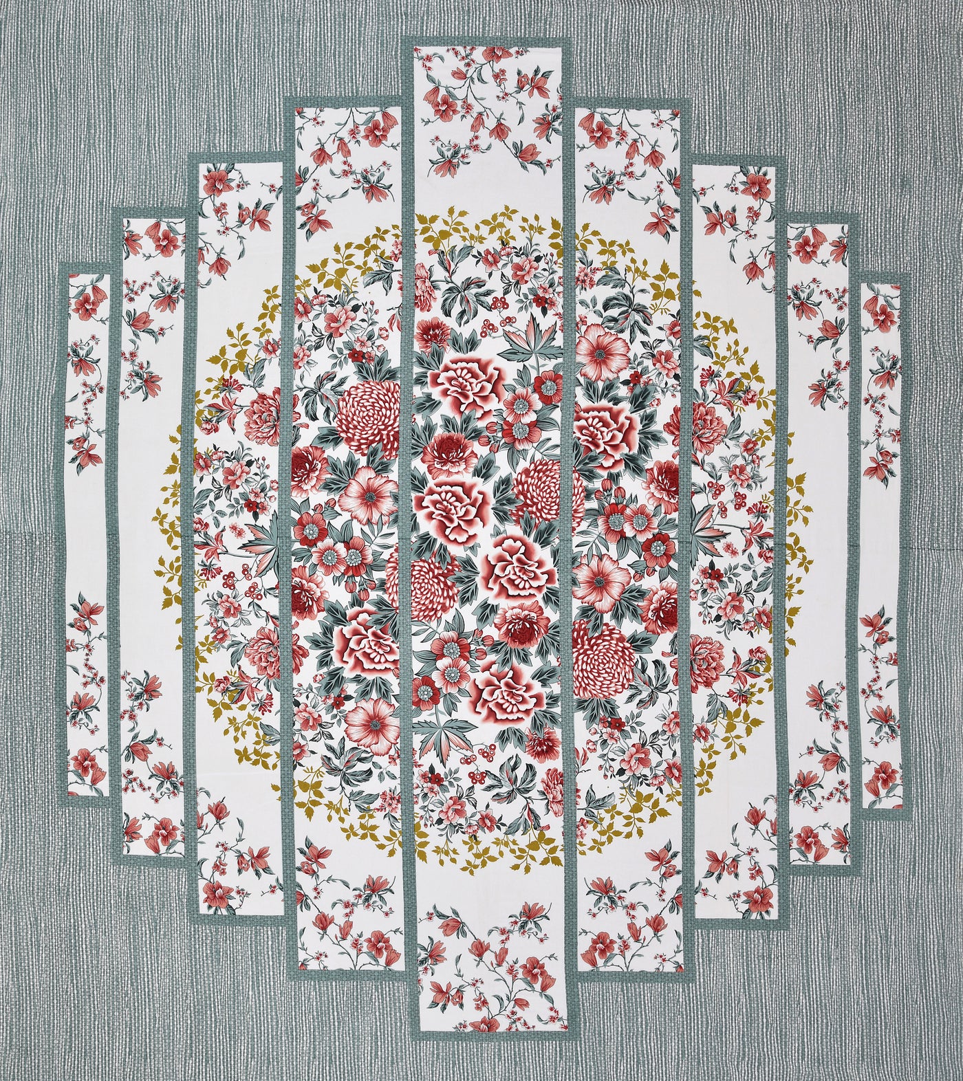 Wanderlust Premium | King Size 100 x 108 in | 100% Pure Cotton | Double Bedsheet with 2 Pillow Covers (RM01)