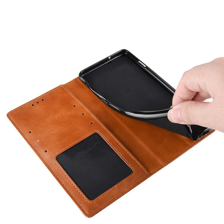 Excelsior Premium Leather Wallet flip Cover Case For IQOO 3