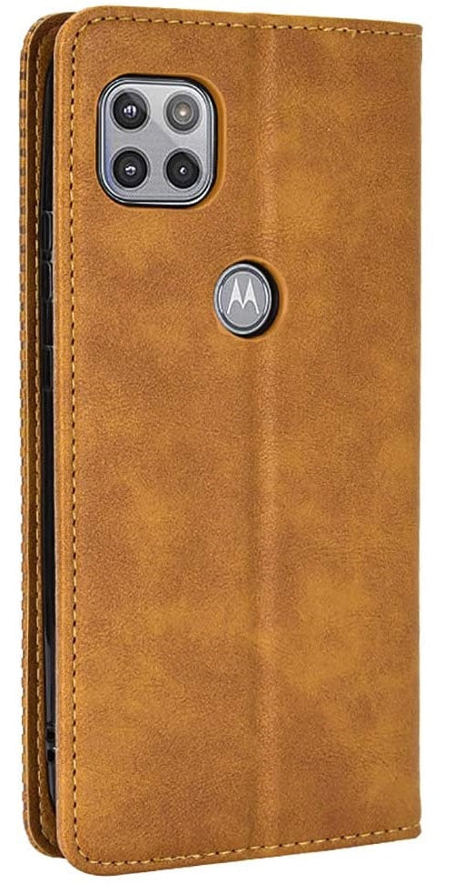 Excelsior Premium Leather Wallet Flip Cover Case For Moto G 5G