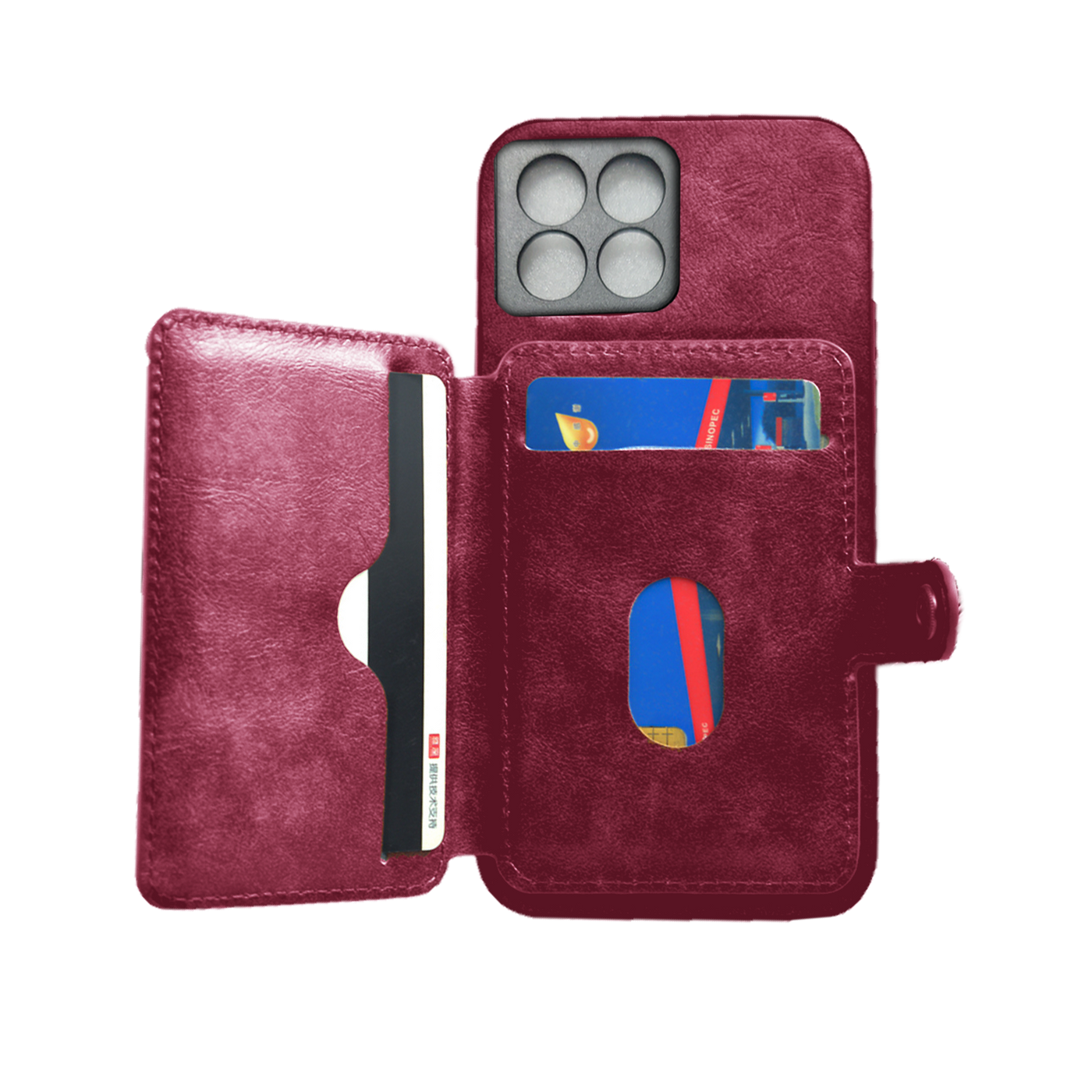 Excelsior Premium Card Holder | PU Leather Back Cover case for Oneplus 10 Pro