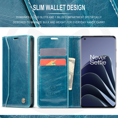Excelsior Premium PU Leather Wallet flip Cover Case For Oneplus 10 Pro
