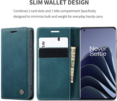 Excelsior Premium PU Leather Wallet flip Cover Case For Oneplus 10 Pro