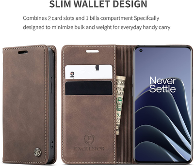 Excelsior Premium PU Leather Wallet flip Cover Case For Oneplus 10 Pro