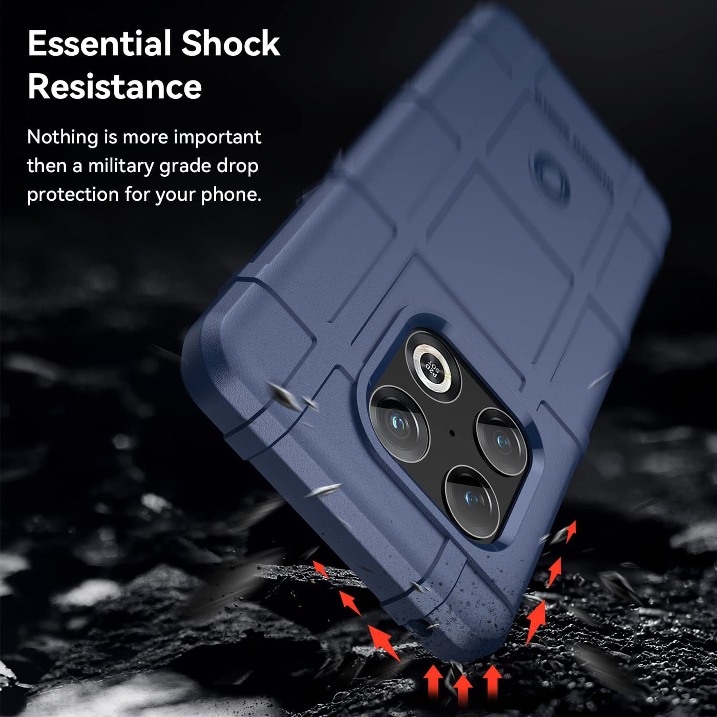 Excelsior Premium Shockproof Armor Back Case Cover For Oneplus 10 Pro