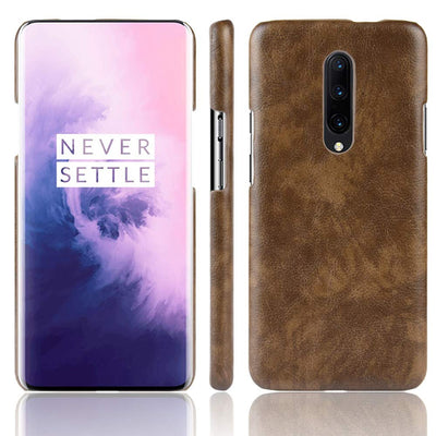 Excelsior Premium PU Leather Hard Back Cover case for Oneplus 7 Pro