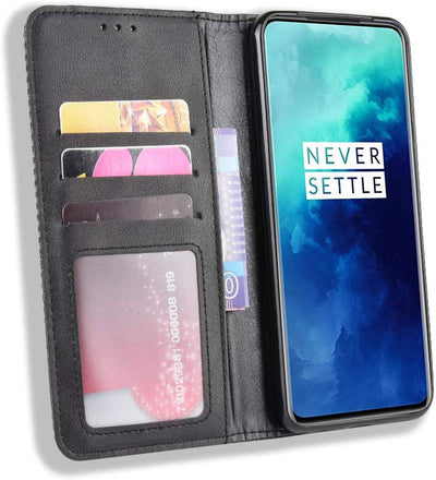 Excelsior Premium Leather Wallet flip Cover Case For Oneplus 7T Pro