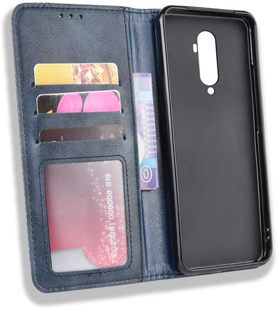 Oneplus 7T Pro wallet flip cover case with soft tpu inner cover 