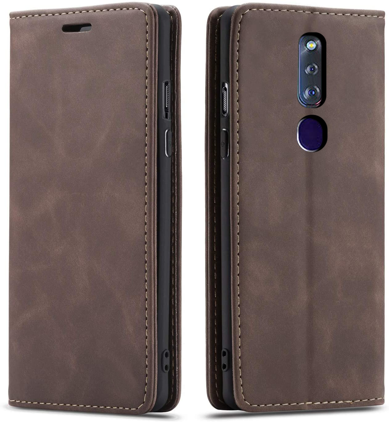 Oppo F11 Pro full body protection Leather Wallet flip case cover by Excelsior