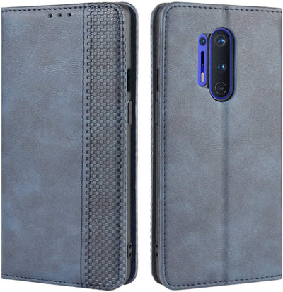 Oneplus 8 Pro blue color leather wallet flip cover case By excelsior