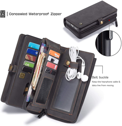 Excelsior Premium Multifunctional Leather Wallet Flip Cover Case For Oneplus 9 Pro