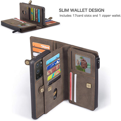 Excelsior Premium Multifunctional Leather Wallet Flip Cover Case For Oneplus 9 Pro