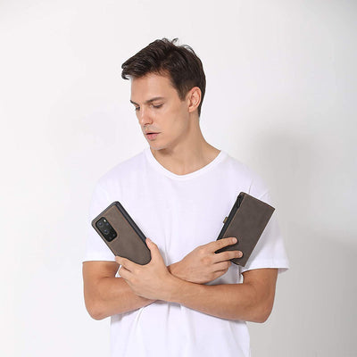 Excelsior Premium Multifunctional Leather Wallet Flip Cover Case For Oneplus 9 Pro