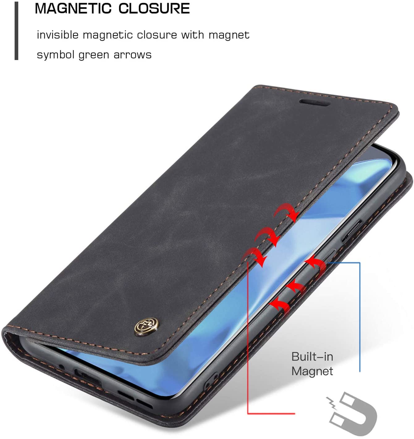 Excelsior Premium Leather Wallet flip Cover Case For Oneplus 9 Pro