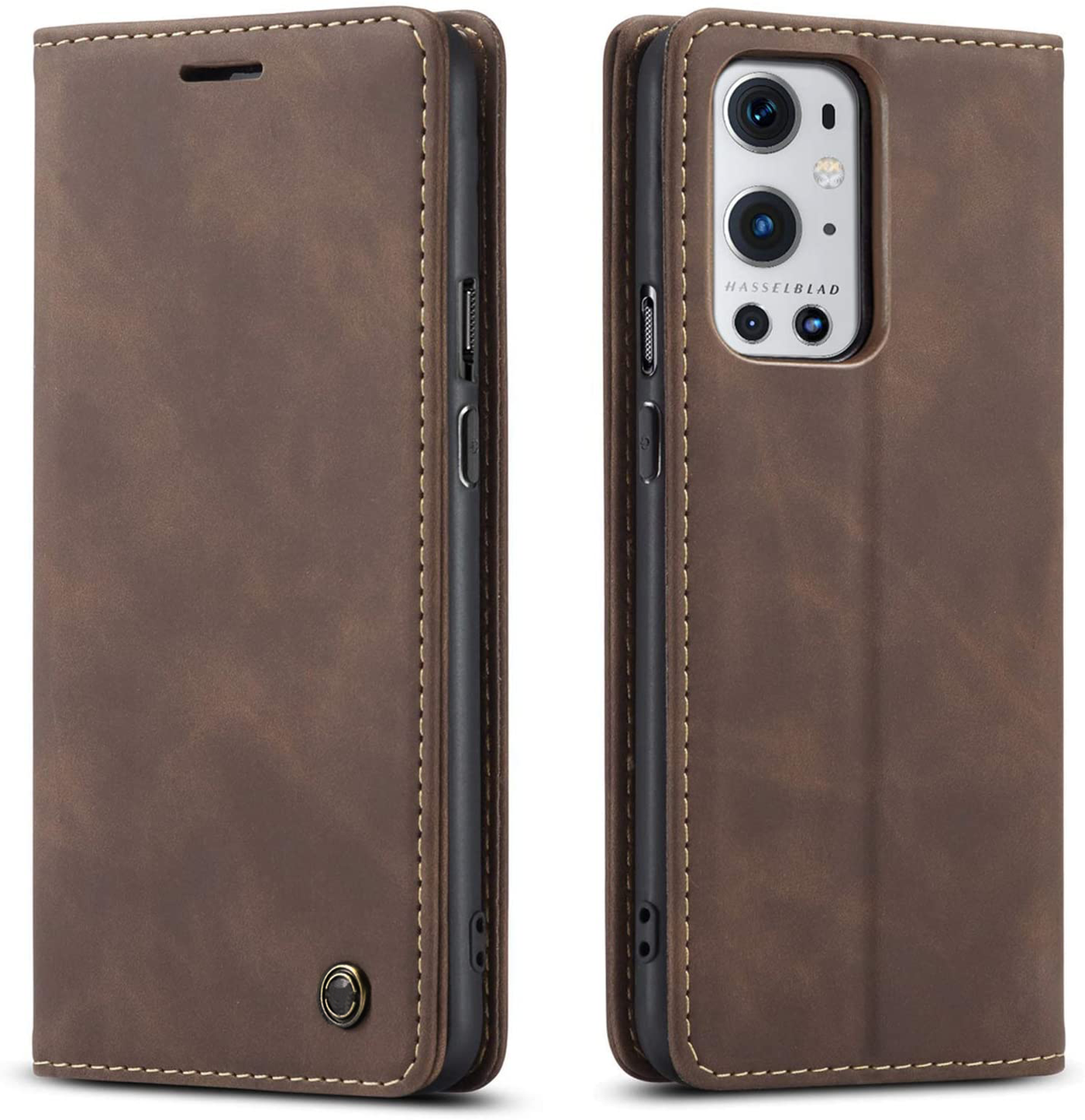 Excelsior Premium Leather Wallet flip Cover Case For Oneplus 9 Pro