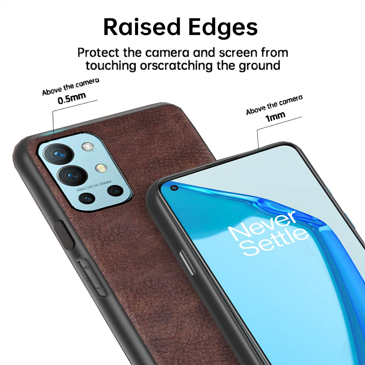 Excelsior Premium PU Leather Back Cover Case For Oneplus 9R