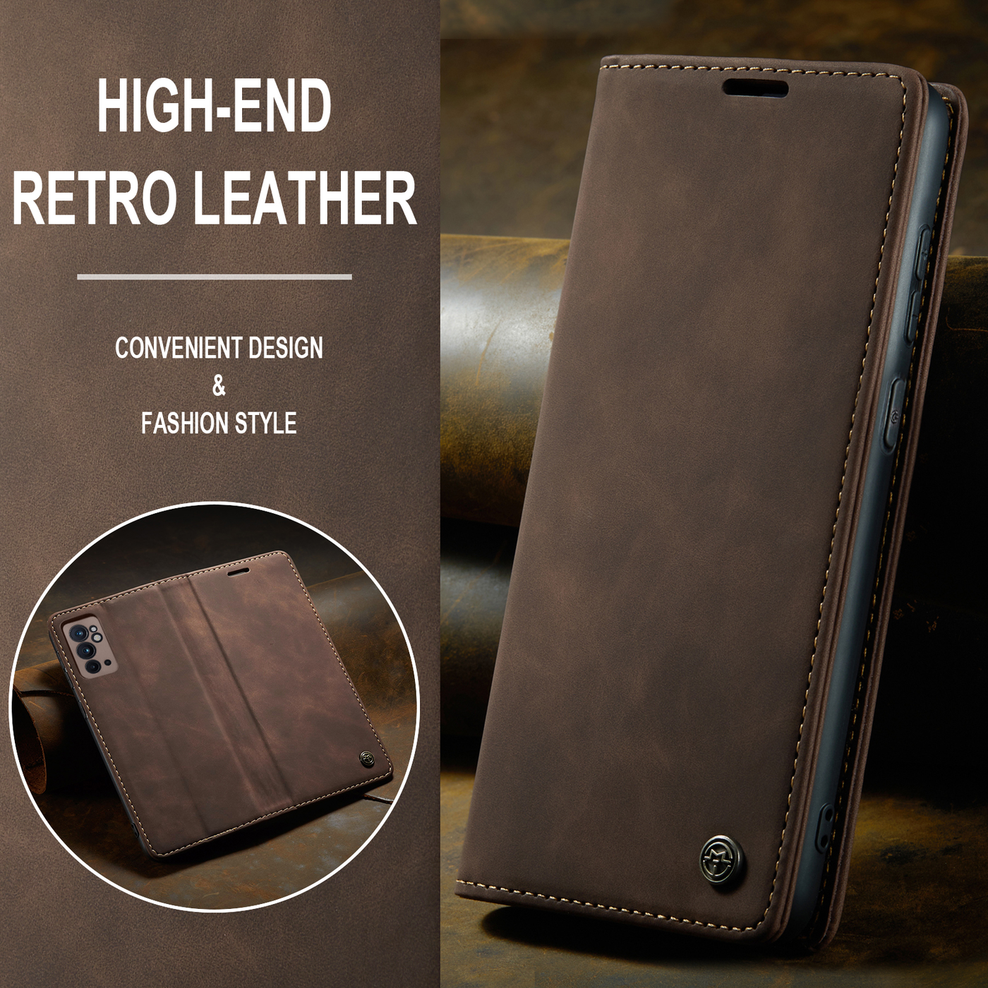 Excelsior Premium Leather Wallet flip Cover Case For Oneplus 9RT 5G