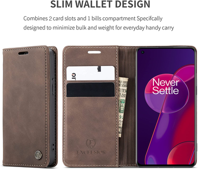 Excelsior Premium Leather Wallet flip Cover Case For Oneplus 9RT 5G