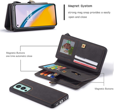 Excelsior Premium Multifunctional Leather Wallet Flip Cover Case For Oneplus Nord 2