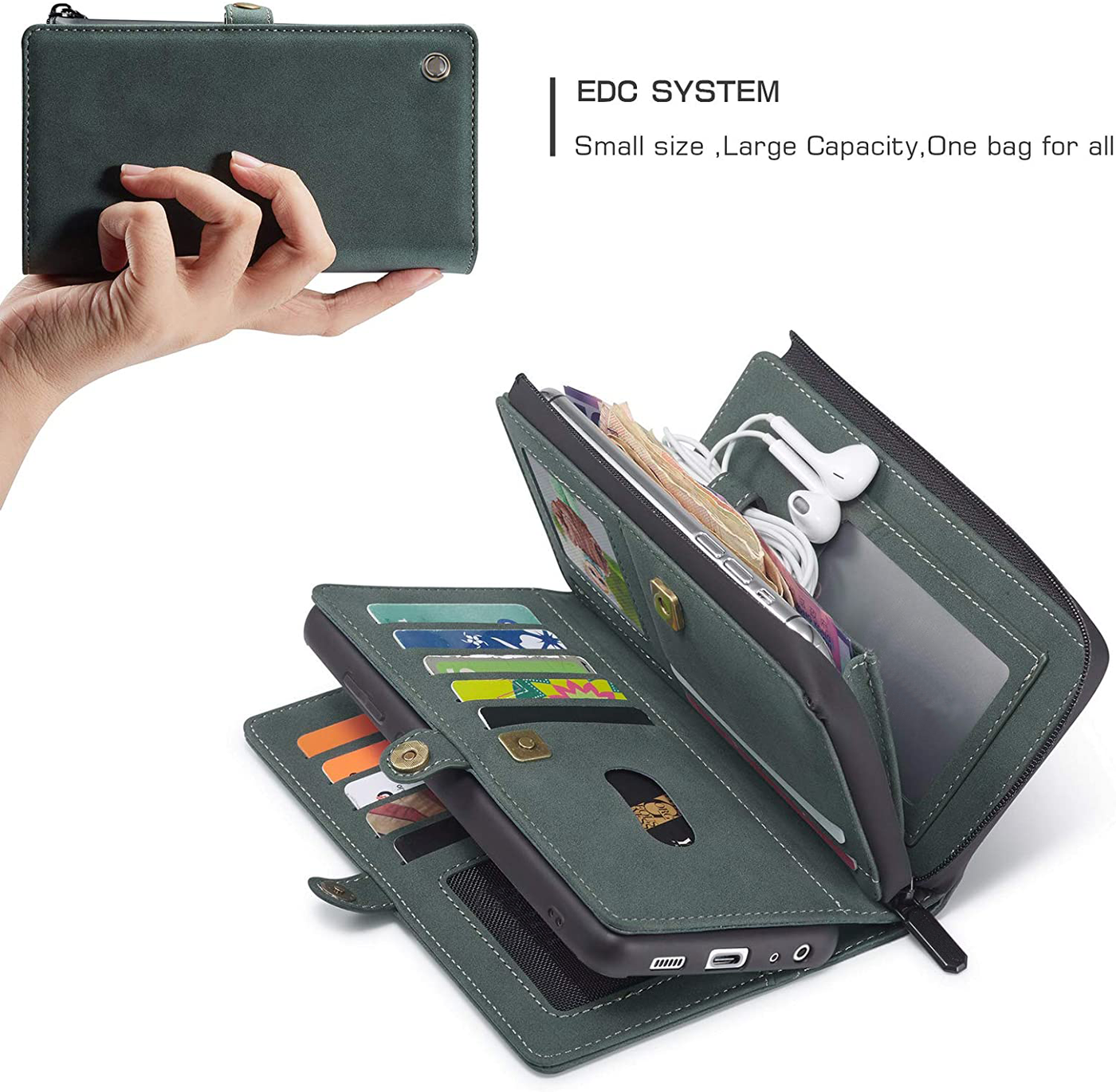 Excelsior Premium Multifunctional Leather Wallet Flip Cover Case For Oneplus Nord 2