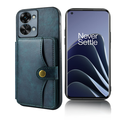 Excelsior Premium Card Holder | PU Leather Back Cover case for Oneplus Nord 2T