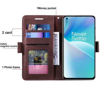 Excelsior Premium PU Leather Wallet flip Cover Case For Oneplus Nord 2T