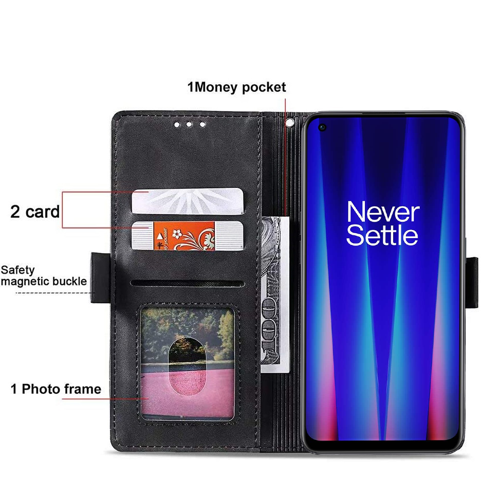 Oneplus Nord CE 2 wallet flip cover case with soft tpu inner cover 