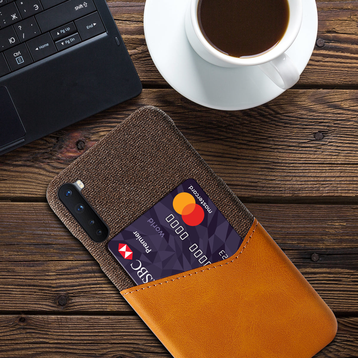 Oneplus Nord leather back case cover
