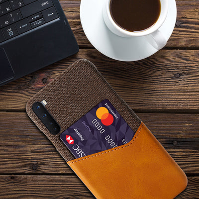 Oneplus Nord leather back case cover