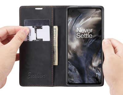 Excelsior Premium Leather Wallet flip Cover Case For Oneplus Nord