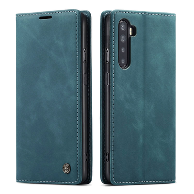 Oneplus Nord blue color leather wallet flip cover case By excelsior