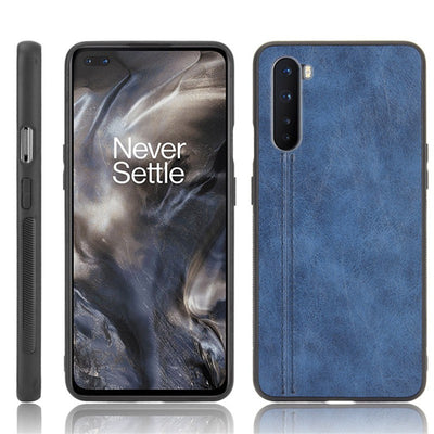 Oneplus Nord blue color leather back cover case