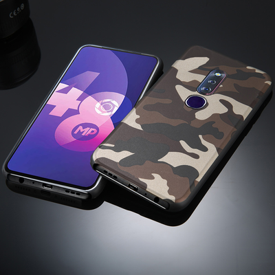 Excelsior Premium Military Design Silicon Back Cover Case for Oppo F11 Pro
