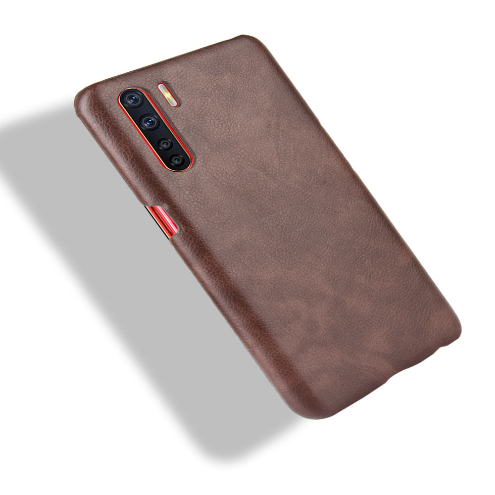 Oppo F15 coffee color hard back cover case