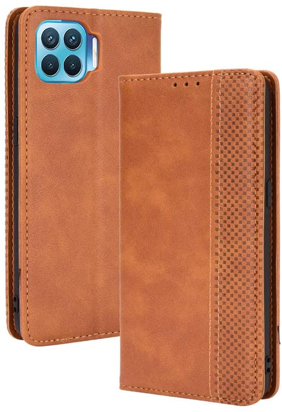 Excelsior Premium Leather Wallet flip Cover Case For Oppo F17 Pro