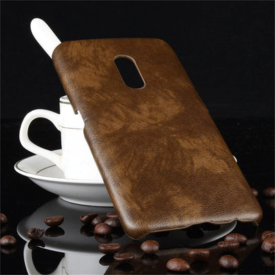 Excelsior Premium PU Leather Hard Back Cover case for Oppo K3