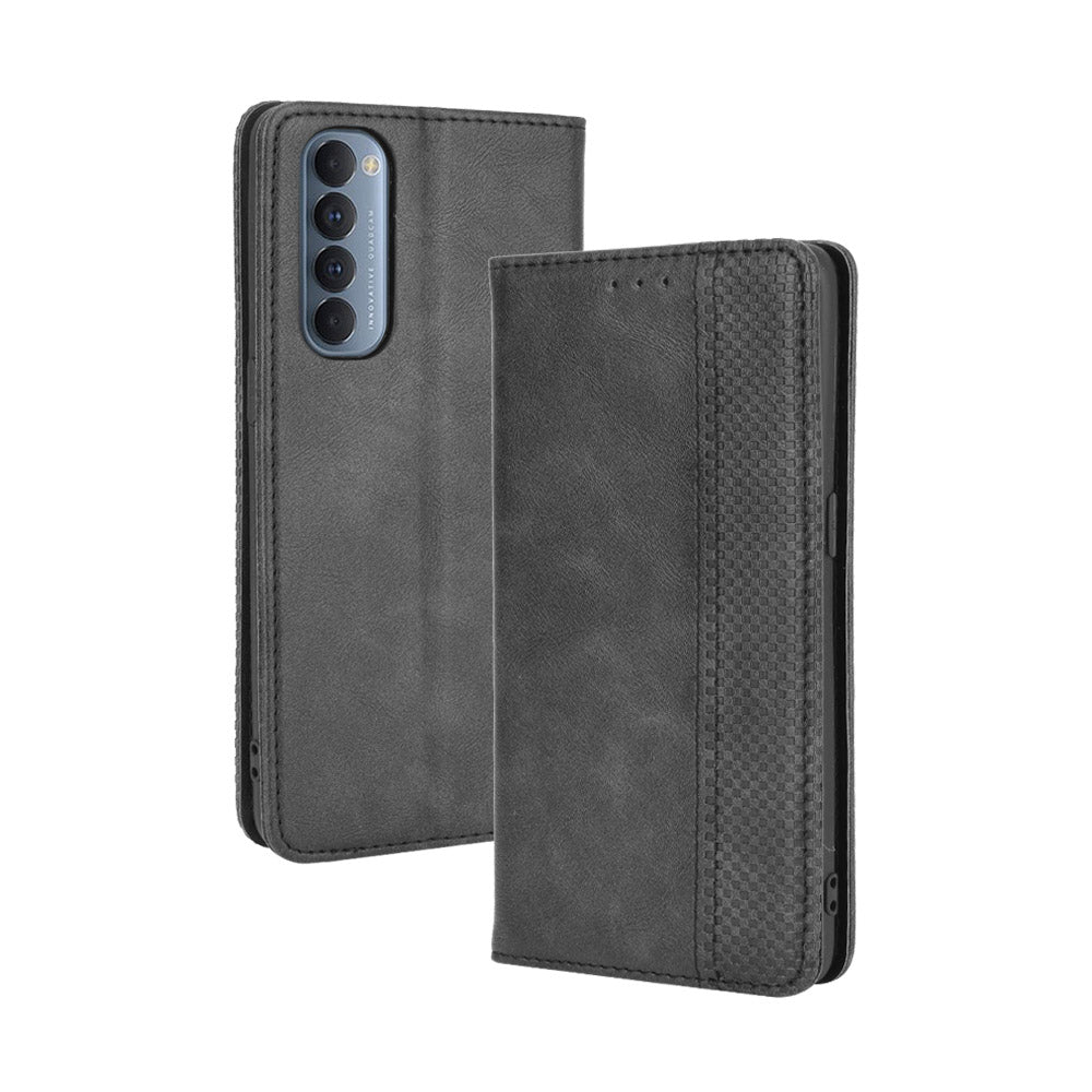 Excelsior Premium Leather Wallet flip Cover Case For Oppo Reno 4 Pro