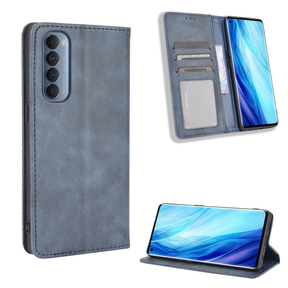 Excelsior Premium Leather Wallet flip Cover Case For Oppo Reno 4 Pro