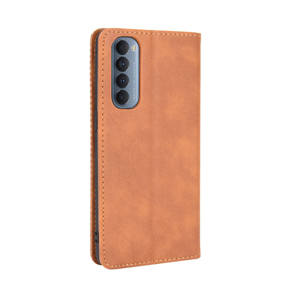 Excelsior Premium Leather Wallet flip Cover Case For Oppo Reno 4 Pro