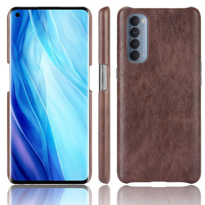 Excelsior Premium PU Leather Hard Back Cover case for Oppo Reno 4 Pro