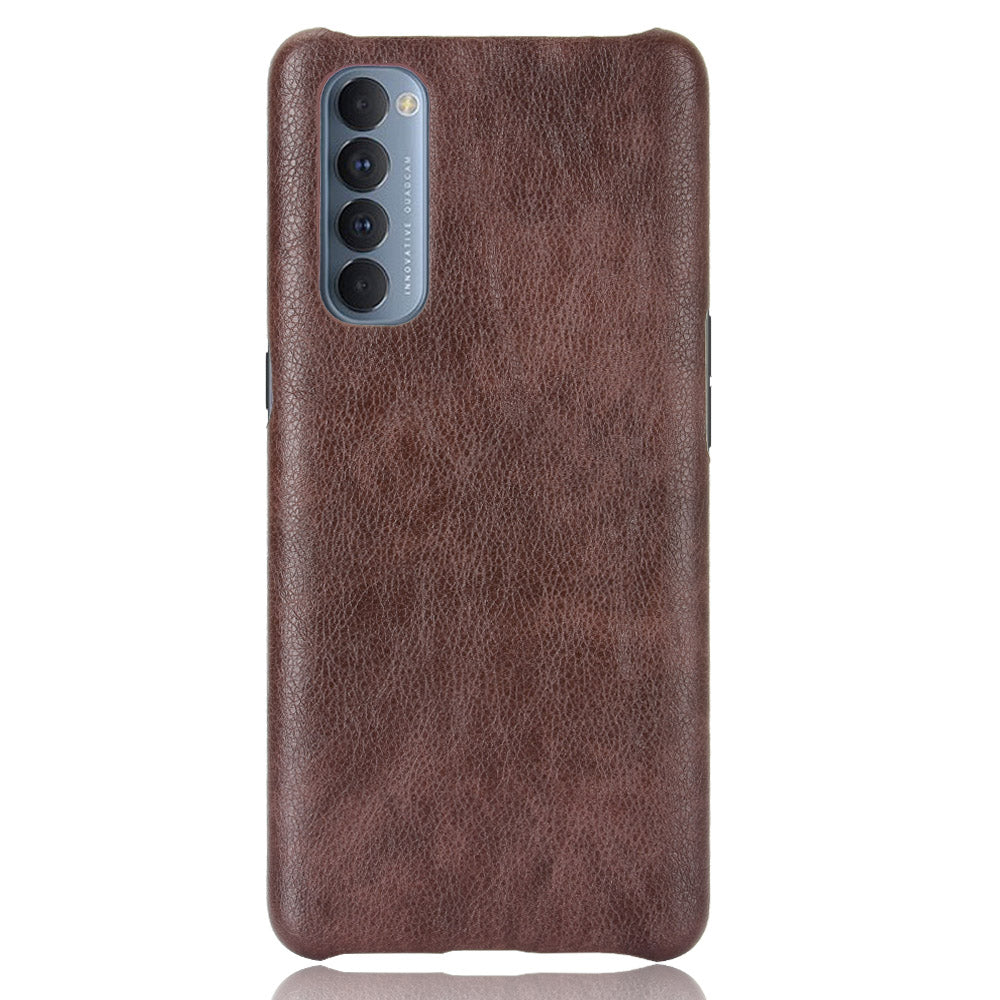 Excelsior Premium PU Leather Hard Back Cover case for Oppo Reno 4 Pro