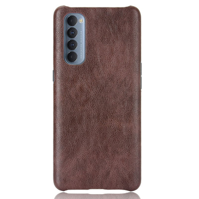 Excelsior Premium PU Leather Hard Back Cover case for Oppo Reno 4 Pro