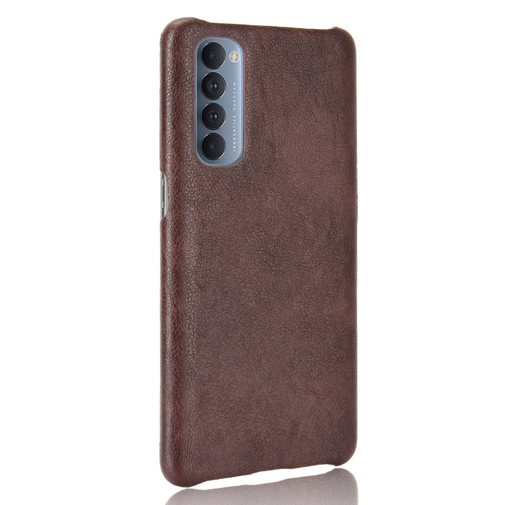 Excelsior Premium PU Leather Hard Back Cover case for Oppo Reno 4 Pro