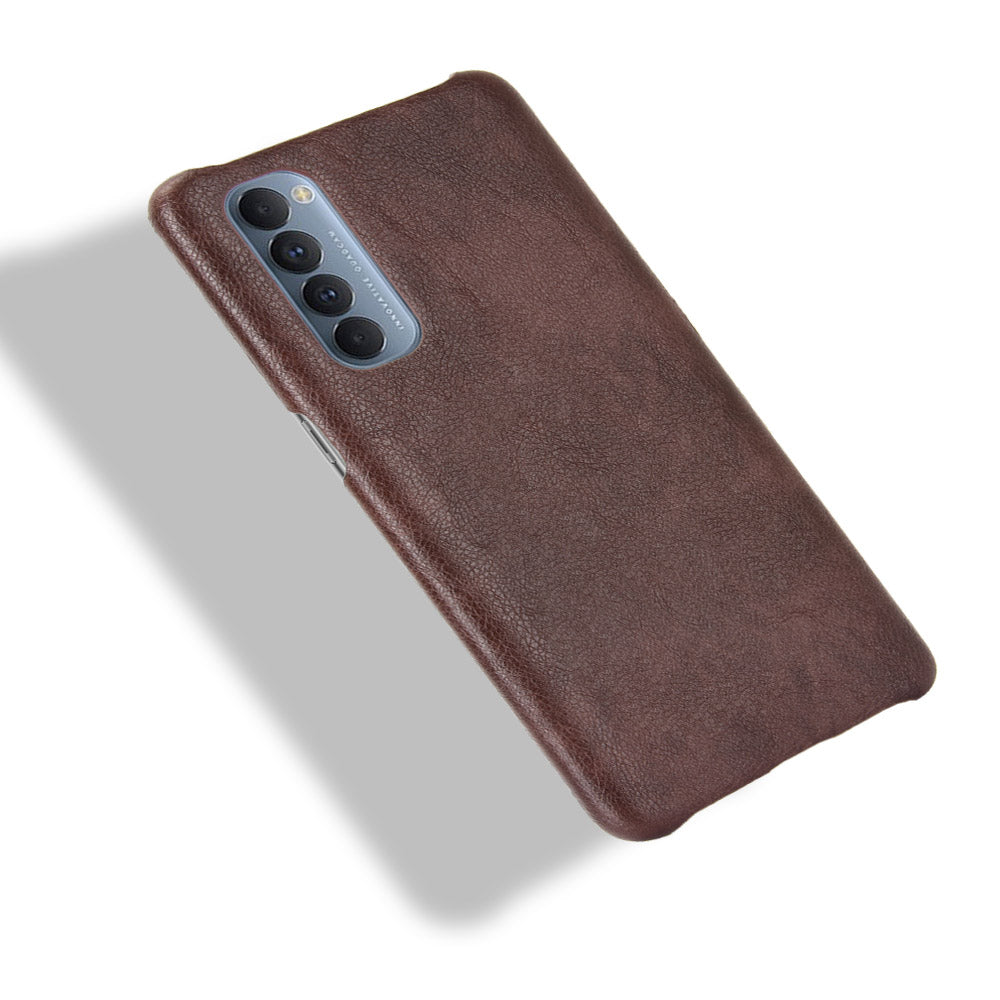 Excelsior Premium PU Leather Hard Back Cover case for Oppo Reno 4 Pro