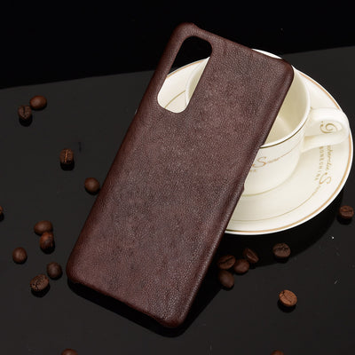 Excelsior Premium PU Leather Hard Back Cover case for Oppo Reno 4 Pro