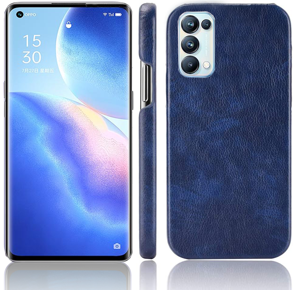 Excelsior Premium PU Leather Hard Back Cover case for Oppo Reno 5 Pro